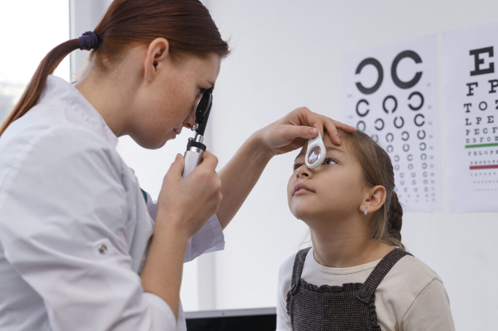 doctor testing patient eyesight (1)